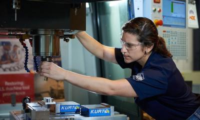 Woman working