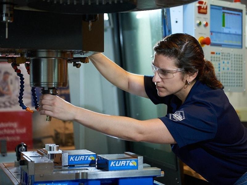 Woman working