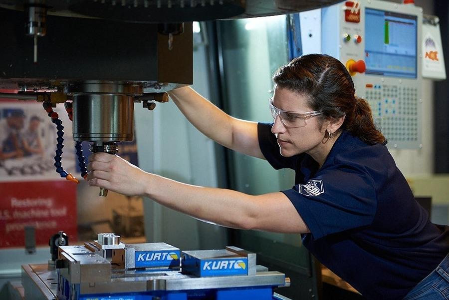 Woman working